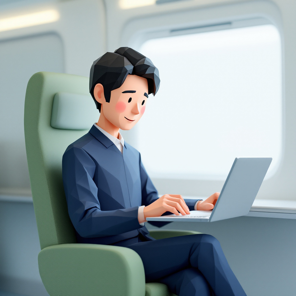 二拠点ハイブリッドPMのキャラクターイラスト